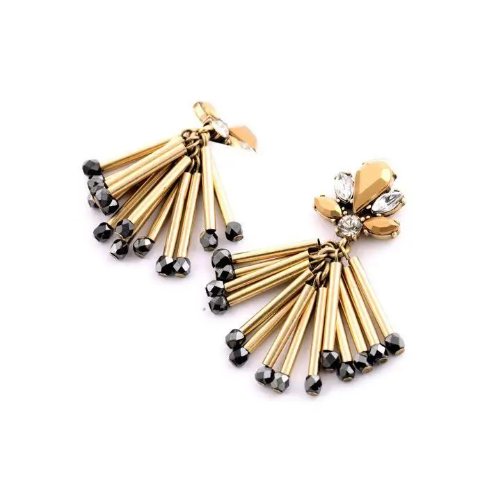 db5014 match stick chic street style Woman Fashion Jewelry designer uxury brand Candy Sparkle statement earrings |