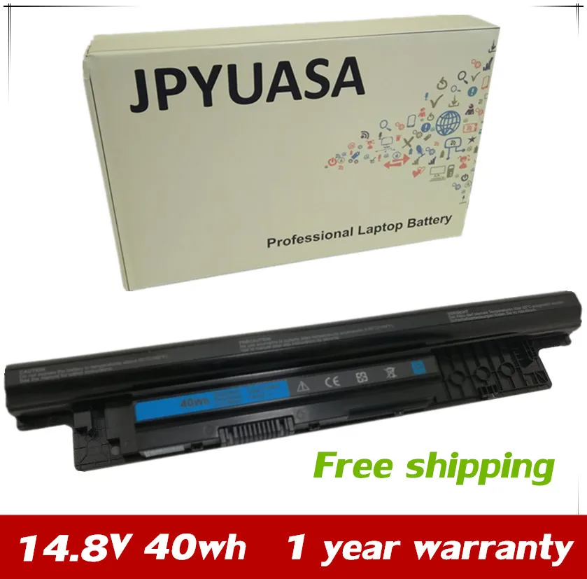 

7XINbox 14.8V 40Wh MR90Y VR7HM W6XNM X29KD 6XH00 XRDW2 Battery For Dell 2521 2421 17R 5721 17 3721 15R 5521 15 3521 14R 5421