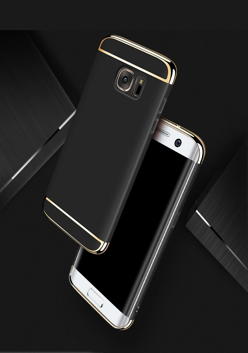 Полное Покрытие матовый корпус мобильного телефона для Samsung S6 Крайний случай S7 S8