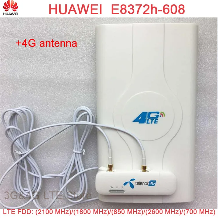 Разблокировать huawei E8372 E8372H 608 4G Wi Fi модем с LTE высоким коэффициентом усиления