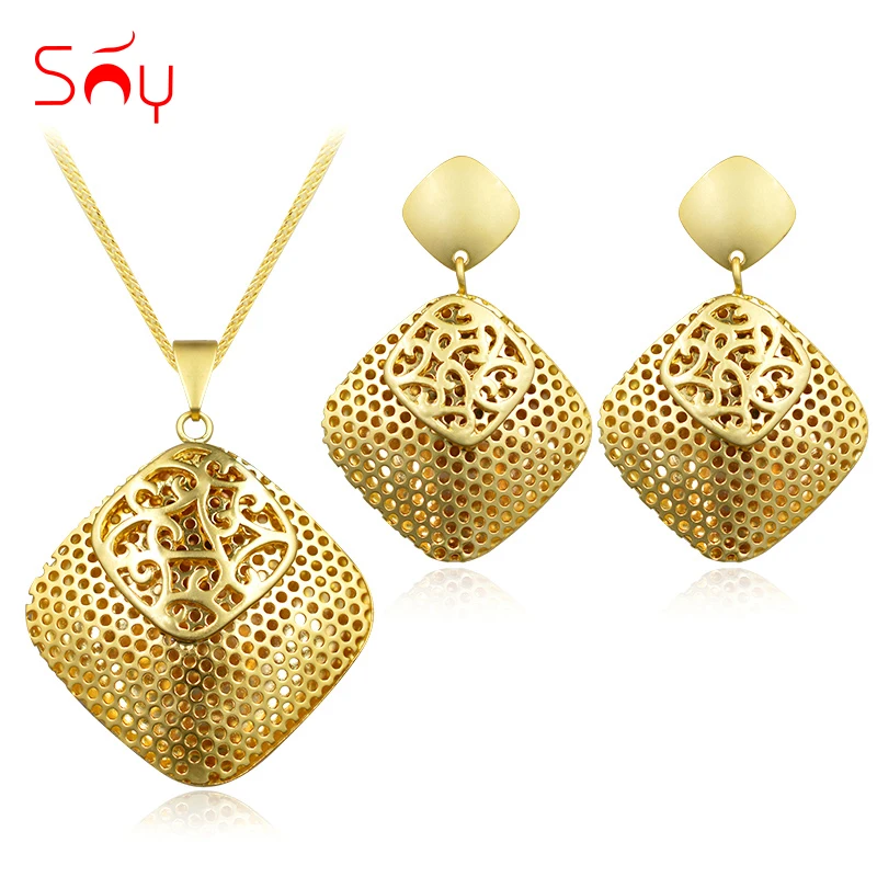 Ювелирные изделия Sunny Jewelry модные ювелирные 2021 женские серьги подвеска ожерелье