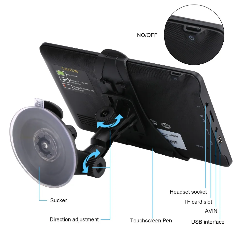 Автомобильный gps навигатор 7 дюймов HD FM, голосовая навигация Navitel последняя европейская карта спутниковая навигация грузовик gps навигатор автомобиль