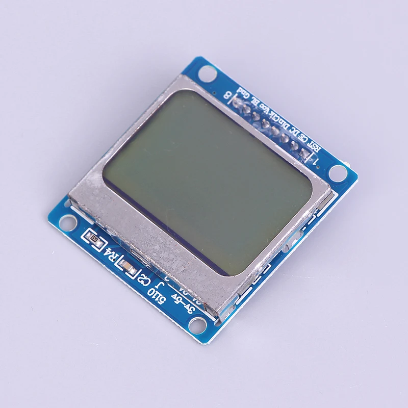 1 шт. 84*48 умная электроника lcd модуль синий устройство подсветки Pcb ЖК дисплей 5110