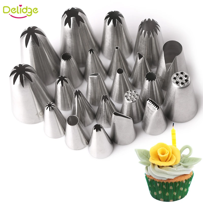 1 шт. насадки для украшения капкейка из нержавеющей стали|nozzle decorate|cake nozzlepiping nozzles |