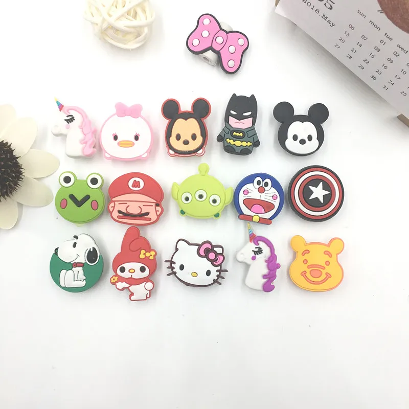 10 шт мультфильм USB кабель протектор управления Органайзер линии передачи данных