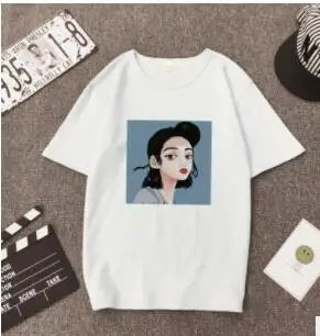 2019 эскиз ретро печати элементы настраиваемые футболка с надписью Stranger Корея S-3XL