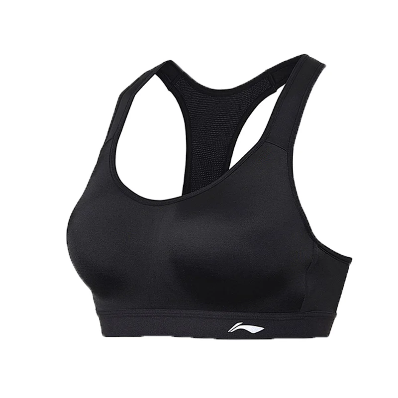 Li-Ning женские бюстгальтеры для бега с высокой поддержкой фитнеса плотно