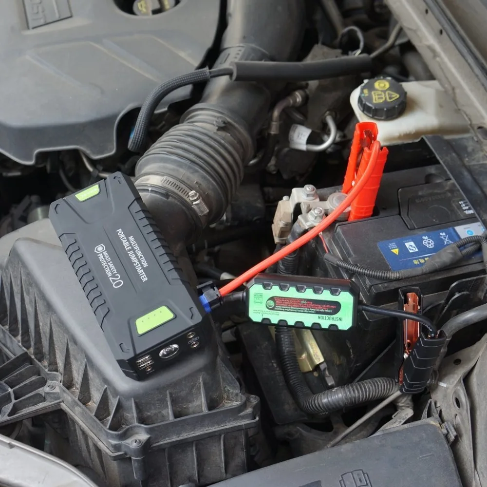 Стартер для автомобиля 1000A 20000mAh power Bank пусковой усилитель устройства 12V аварийное автомобильное зарядное устройство для автомобильного зарядного устройства