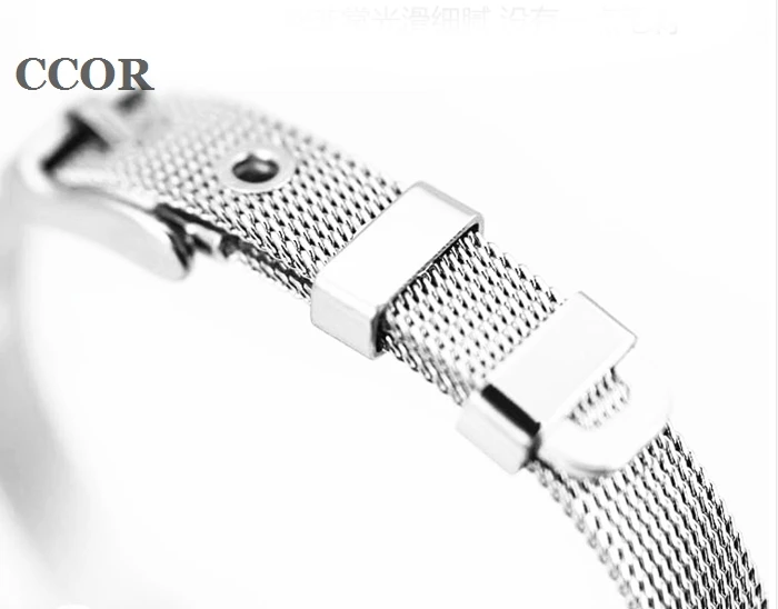 CCOR 10pcs 8mmX210mm Stainless Steel Bracelets Fit DIY 8MM Slide Charms Letters Beads SWD008 | Украшения и аксессуары