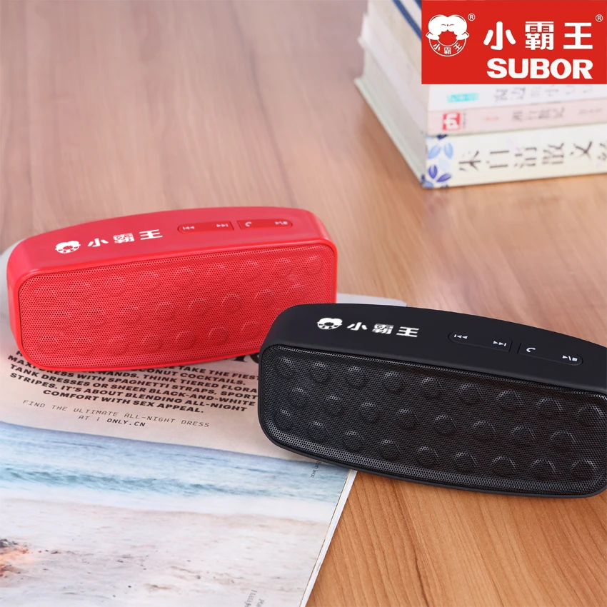 2018 Новый Bluetooth Динамик Subor D67 Портативный Беспроводной мощный аудио плеер Box