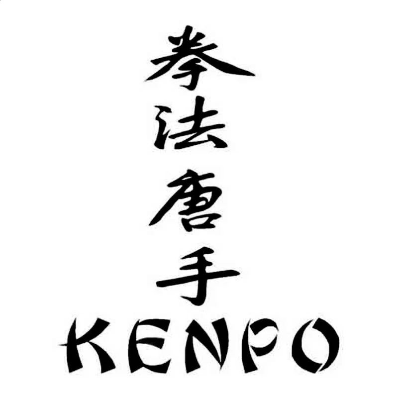 12 1*15 9 см KENPO Kanji японский персонаж автомобиля Стайлинг кузова наклейки аксессуары