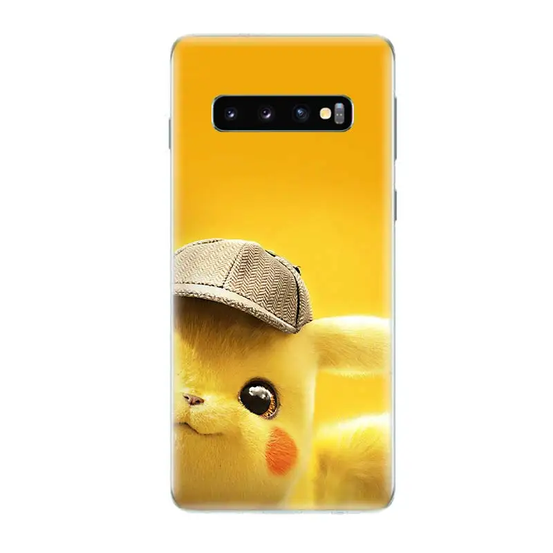 Пикачу кино модный художественный чехол для телефона samsung Galaxy S9 S8 A6 A8 Note 9 8 S7 S6 край