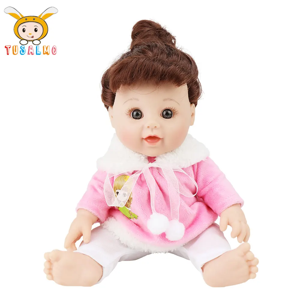 Bebes розовый свитер пупи Кукла реборн игрушки reborn 30 см 2019 вид настоящие куклы для