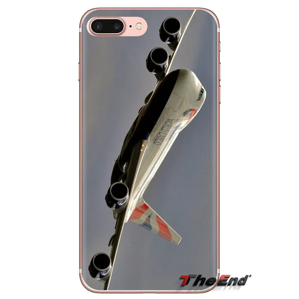 Boeing 747 летающий самолет закат для LG Spirit Motorola Moto X4 E4 E5 G5 G5S G6 Z Z2 Z3 G2 G3 C Play Plus мини