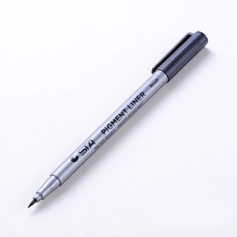 Student Sketch Markers Art Marker Pen Different Tip Size Pigment Liner Water Based For Drawing Handwriting Supplies Stationery | Канцтовары
