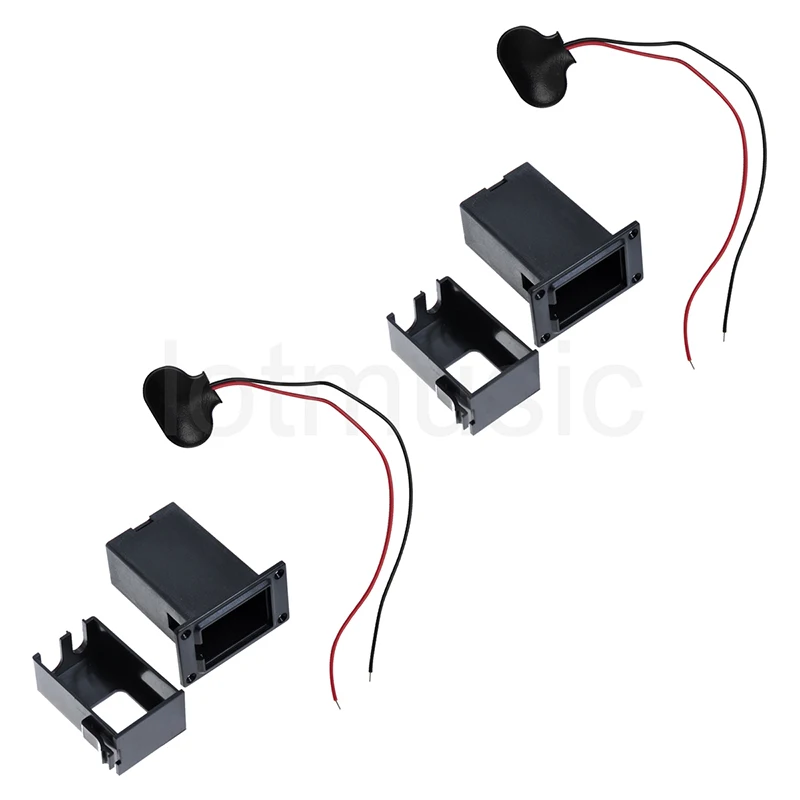 Держатель для гитарной батареи коробка 9 В гитарных басов активный усилитель