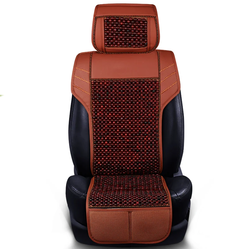 Натуральное дерево бусинами удобные дышащие автомобиля подушки для penault Clio