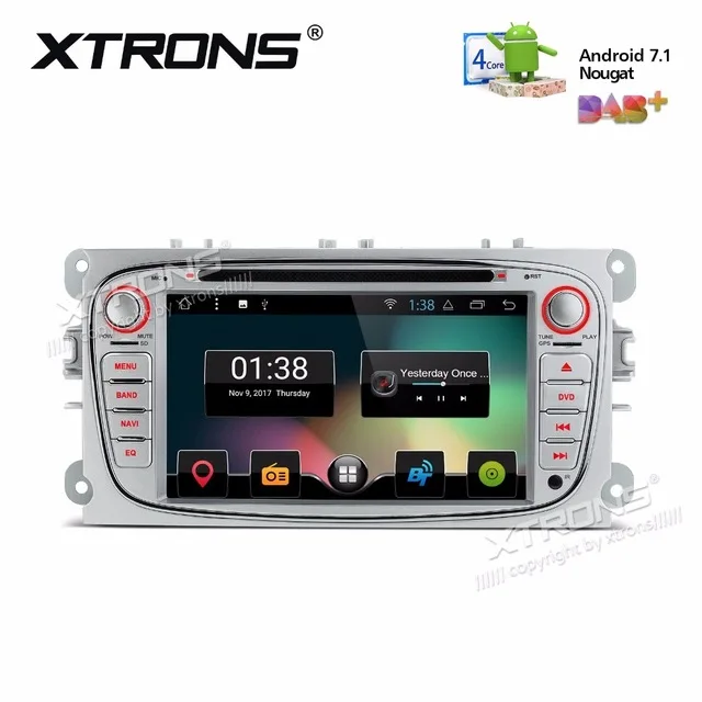 7 &quotОС Android 1 nougat автомобильный DVD для Ford Mondeo 2008 2011 &amp S Max Galaxy II 2006 с полной