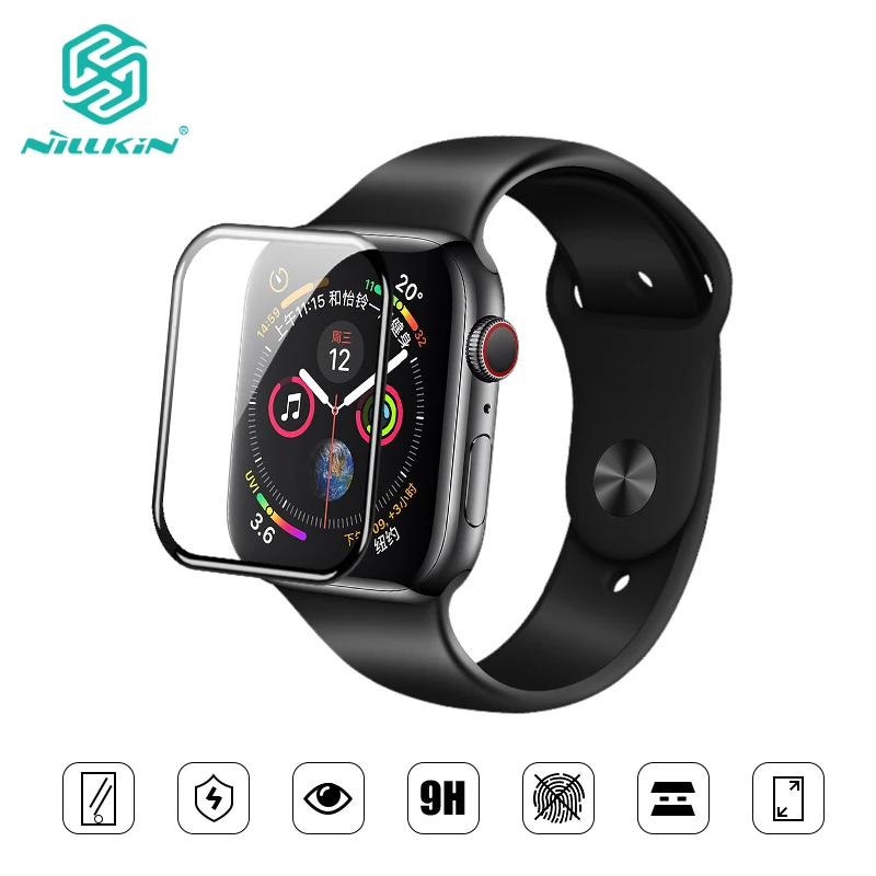 Закаленное стекло для Apple Watch серии 4/3/2/1 Nillkin полное покрытие 3D Защитное экрана 4