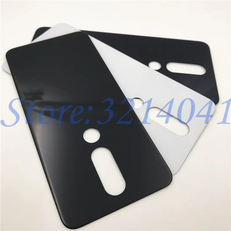 

10Pcs/Lot Original New For Nokia X5 X6 2018 Battery Back Cover Rear Housing Rear Door Back Glass Panel Spare Parts With Logo