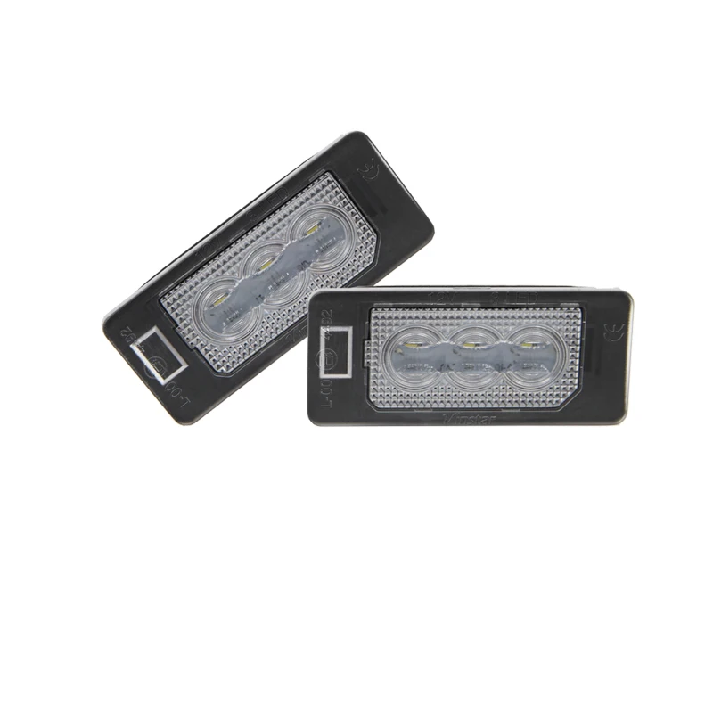 2x белый 2835 SMD авто задние светодиодные номерной знак светильник для Audi A4 B8 A5 Q5 S5 TT 8J