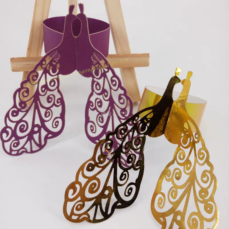 100 шт. декоративные кольца для салфеток с лазерной резкой|buckle holder|buckle decorationbuckle ring |