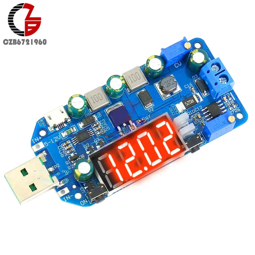 15 Вт 2A DC-DC USB регулируемый Питание Напряжение регулятор при напряжении от 5 В до 3,3 В, 12 В, 24 В постоянного тока 30 CC CV шаг вверх вниз Buck повышающий преобразователь постоянного тока адаптер