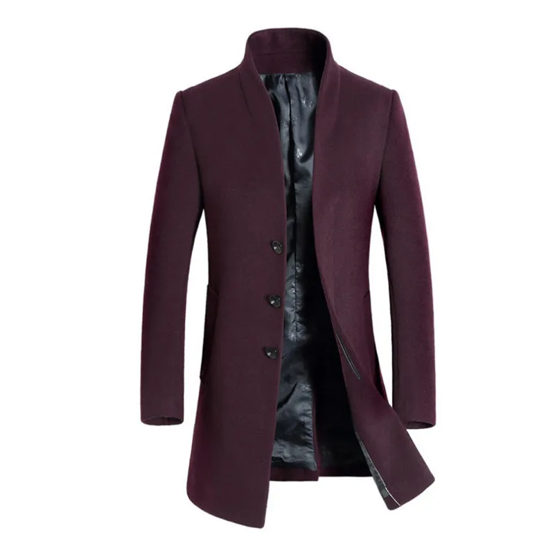 

Men's Autumn Winter Pure color Pocket Zipper Hooded Jacket Top Coat chaqueta casaco hombres de abrigo gothic men #Z2
