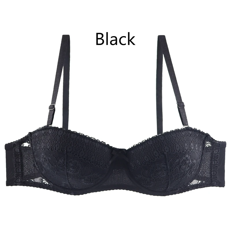 Beauwear Ladies Secret сексуальный Деми Балконный бюстгальтер для женщин кружевной хлопковый бюстгальтер на косточках размера плюс A B C D 75 80 85 90 большая грудь