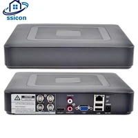 4ch 5m n cctv dvr 5 in 1 vga hdmi surveillance security mini cctv video recorder dvr hybrid nvr for cctv camera system