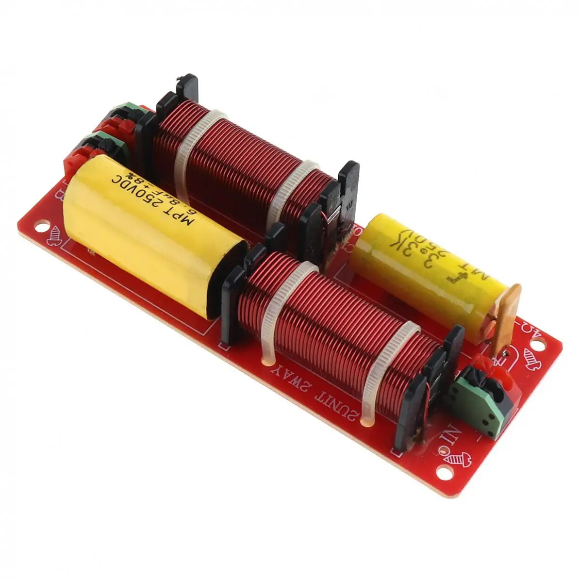 

113 * 45 * 33 MM 150W Speaker 4 Way Audio Frequency Divider Loudspeakers 4 Unit Crossover Filters for Speakers Accessories Kits