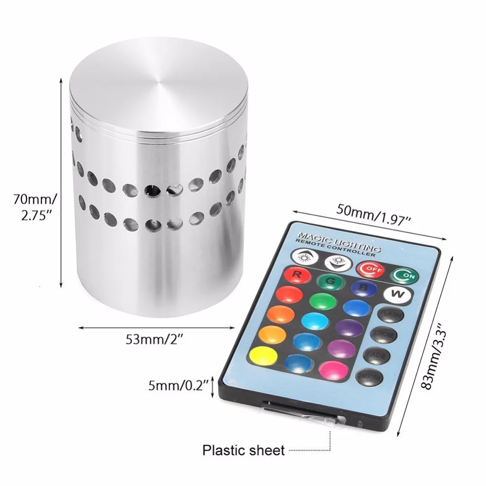 Светодиодная настенная лампа RGB современный светильник светсветильник щееся бра