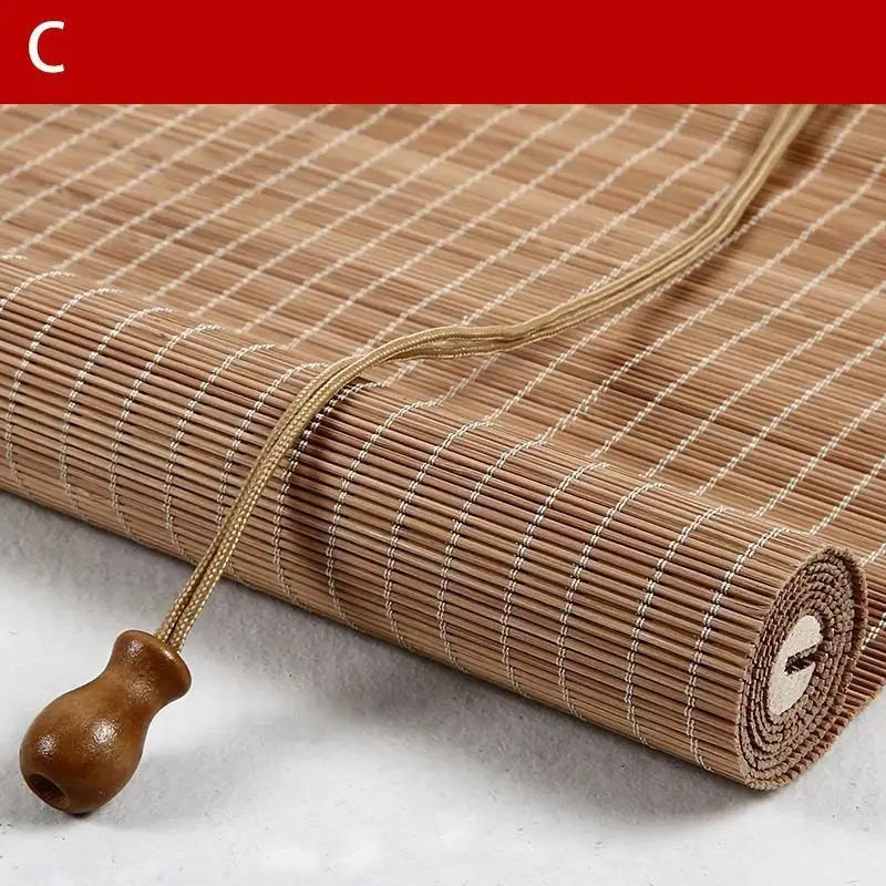 Version S Тре магазины Rideau Оттенки для любви Жалюзи Окно Roleta Na Okno Bamboo Persianas Estores rollgordijnen Cortinas рулонные шторы - Цвет: Version S