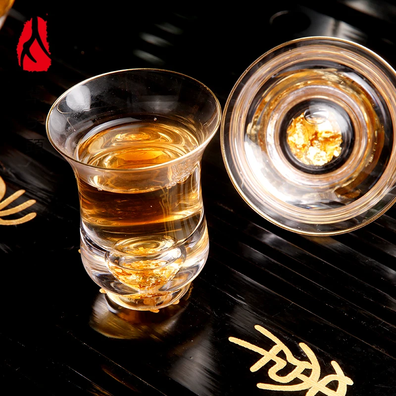 Набор из 2 предметов новый модный хрустальный стакан без свинца для водки ручная