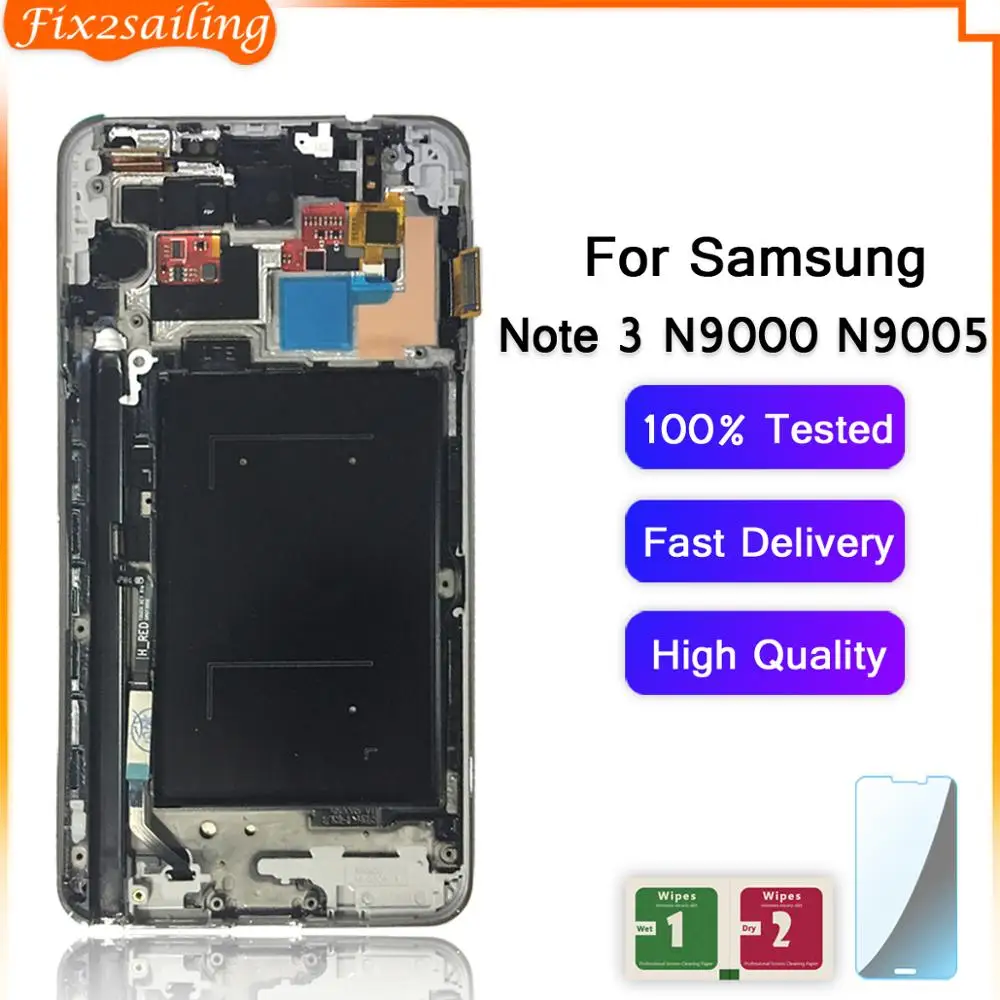 Сменный сенсорный ЖК экран FIX2SAILING для Samsung Galaxy Note 3 N9005 N9000|Экраны мобильных