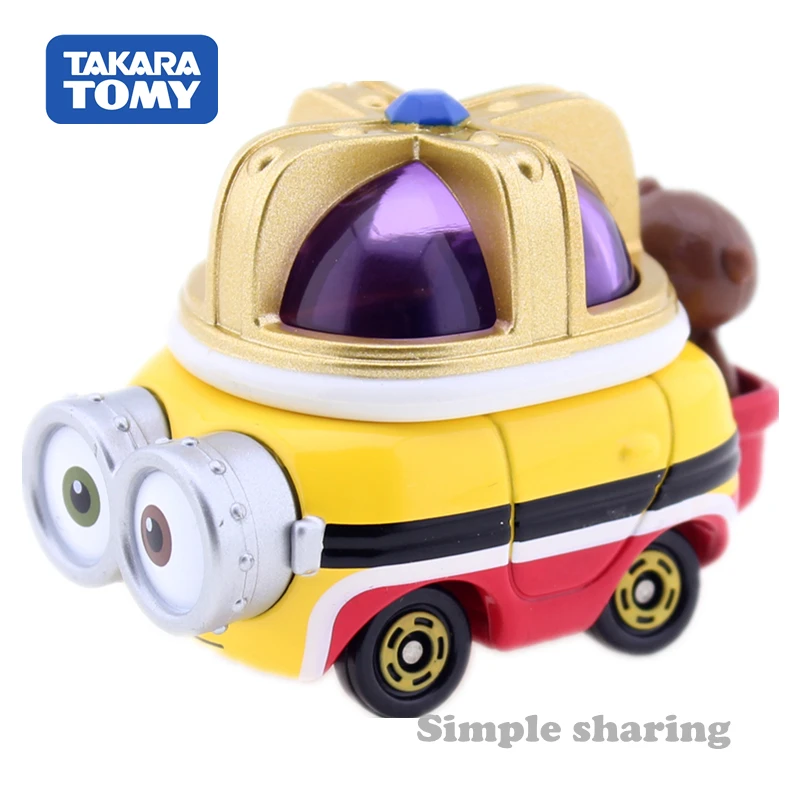 Takara tomy Dream Tomica Minion Фильм аниме фигурка король Боб MMC 02 Горячая поп детская игрушка