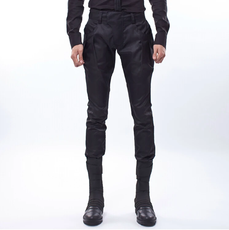 

27-44 Fashionable casual male trousers men's fashion casual slim skinny pants boot cut jeans / 28-34