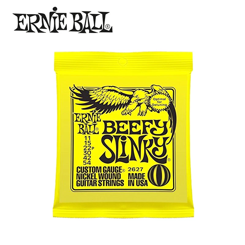 10 упаковок! Оригинальные струны Ernie Ball 2627 из никеля Beefy Slinky для настройки