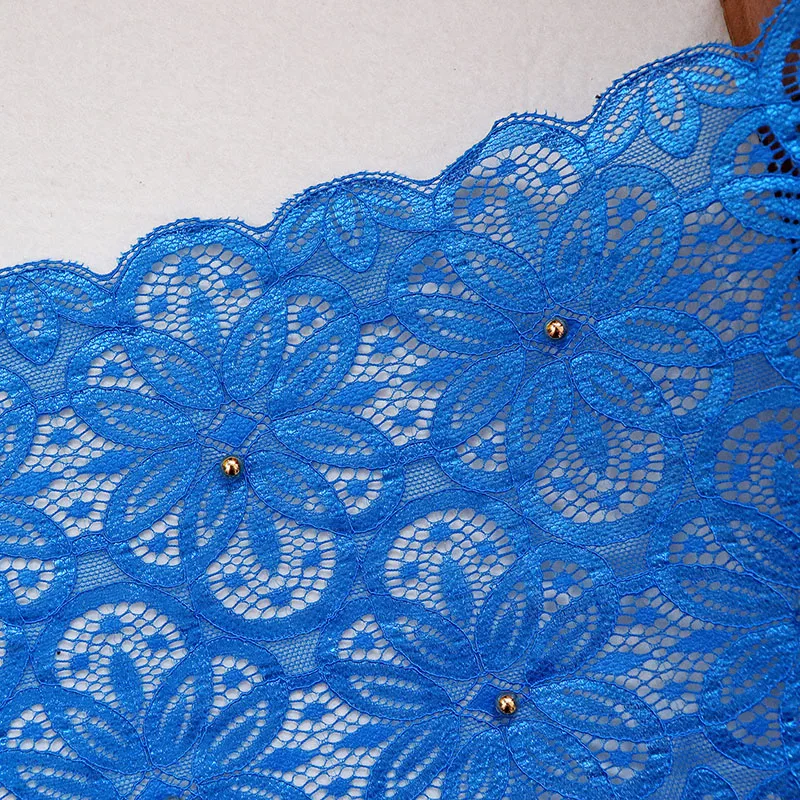 Эластичная кружевная лента для вышивки 2 ярда ширина 18 см вышивка