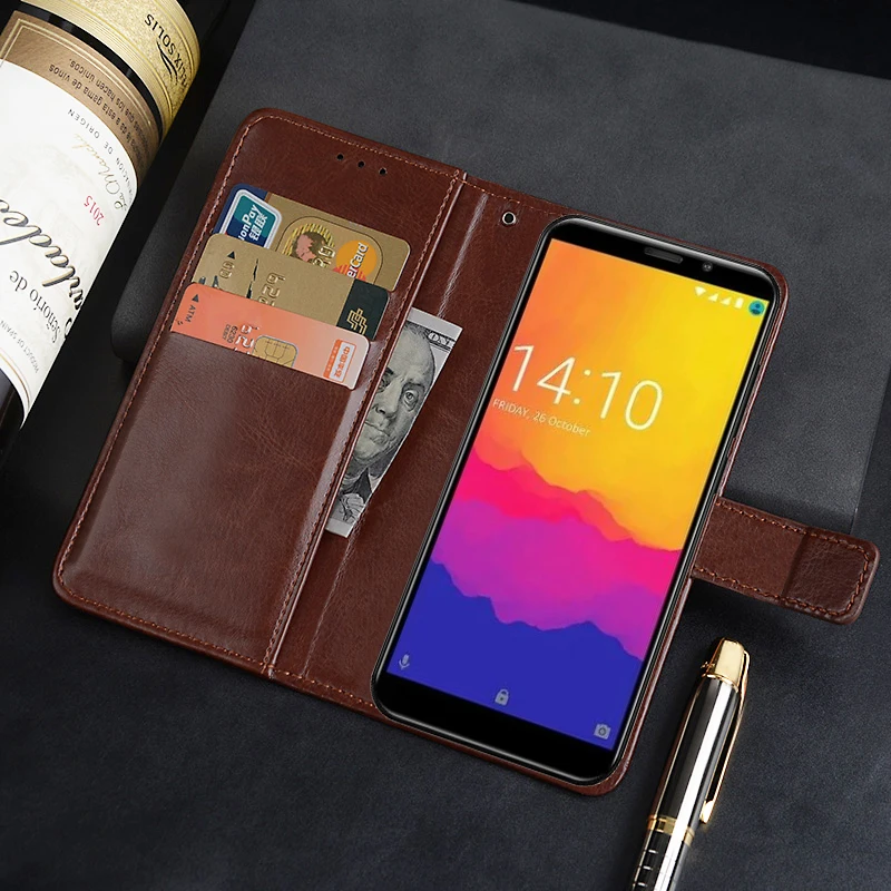 Кожаный флип-чехол для Prestigio Muze G5 LTE чехол из искусственной кожи защитный телефона