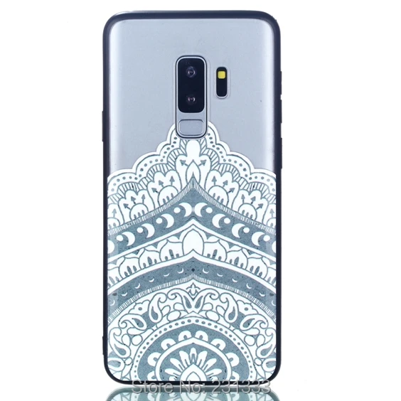 C-ku для Samsung Galaxy S9 PLUS Huawei P20 LITE PRO Чехол из ТПУ с рельефным рисунком + PC Твердый чехол