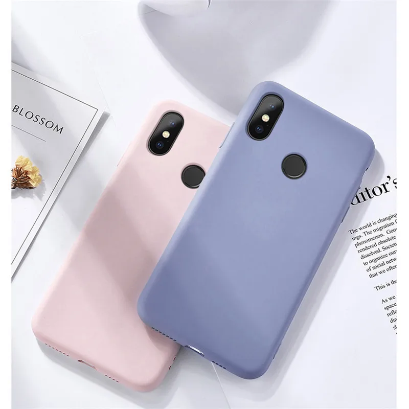 For Xiaomi Redmi Note 7 Case Liquid Silicone TPU Soft Cover on Mi 9 8 SE A2 Lite 6 6A K20 Pro Phone Cases Coque Fundas |