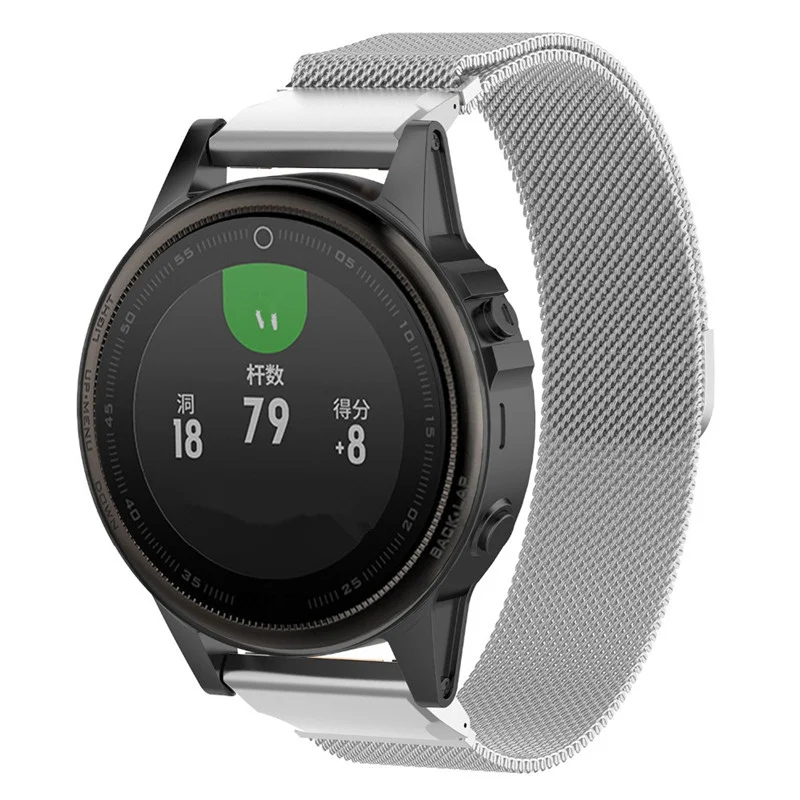 26 мм металлический ремешок для часов Garmin Fenix5 5XPlus Fenix3 Смарт-часы из нержавеющей