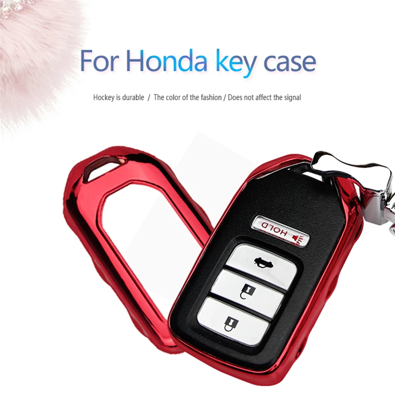 Для Honda 2015 2016 2017 2018 Civic Accord Pilot City CB400 C-RV Odyssey XRV Vezel Spirior Fit Jazz Crad V TPU чехол для