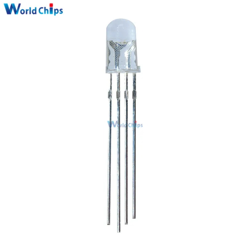 Многоцветная светодиодная лампа 4pin 5 мм RGB 50 шт.|lamp led|diode lightdiode led |