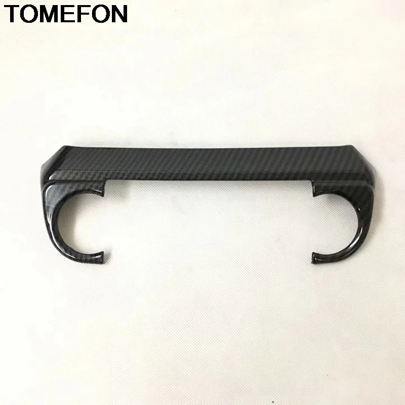 

TOMEFON For Mazda CX-5 CX5 2017 2018 2019 Front Air Condition Switch Decoration Frame Cover Trim Interior Accessories ABS Chrome