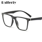Оптические очки Ralferty в оправе для мужчин, большие квадратные очки TR90, классические очки по рецепту для близорукости, очки серые F8032