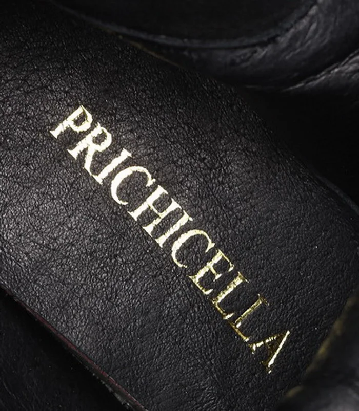 PRICHICELLA/Серебристые Ботильоны на танкетке со шнуровкой; зимние женские ботинки из натуральной кожи