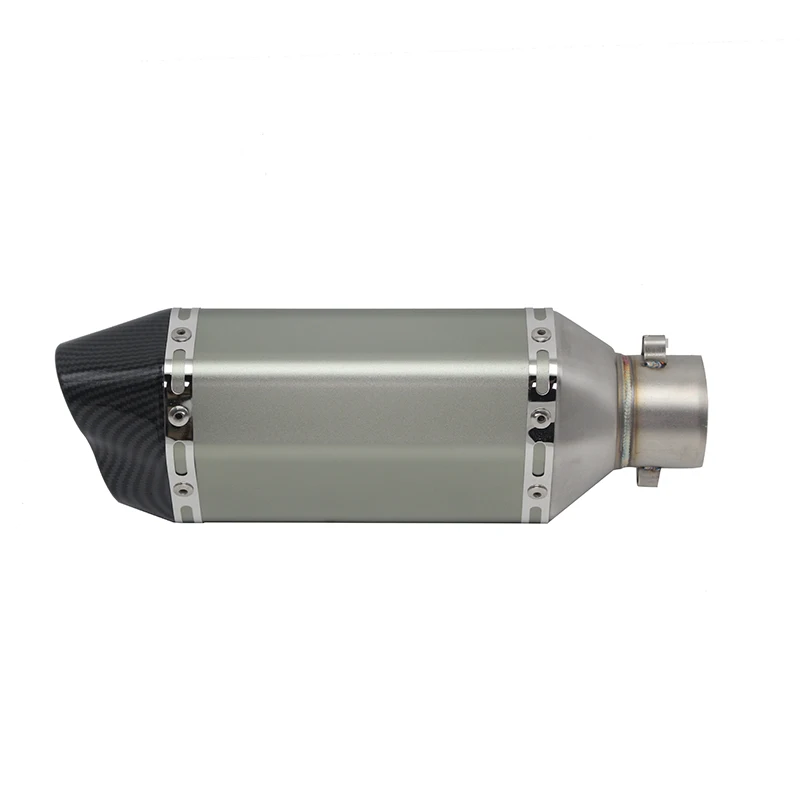 B-01 ZSDTRP 51 мм мотоцикл Akrapovic выхлопная труба глушитель мото велосипедный горшок Escape для Yamaha YZF R1 для Honda CBR250 KTM DUKE Slip-on - Цвет: B-01