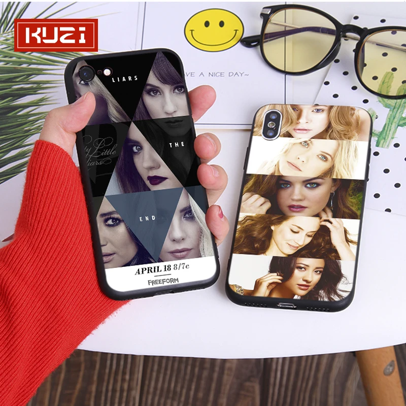 Fashion Cover Coque For iPhone 7 Case Soft TPU Silicone Luxury X XS 8 6 6s Plus Pretty Little Liars Phone | Мобильные телефоны и